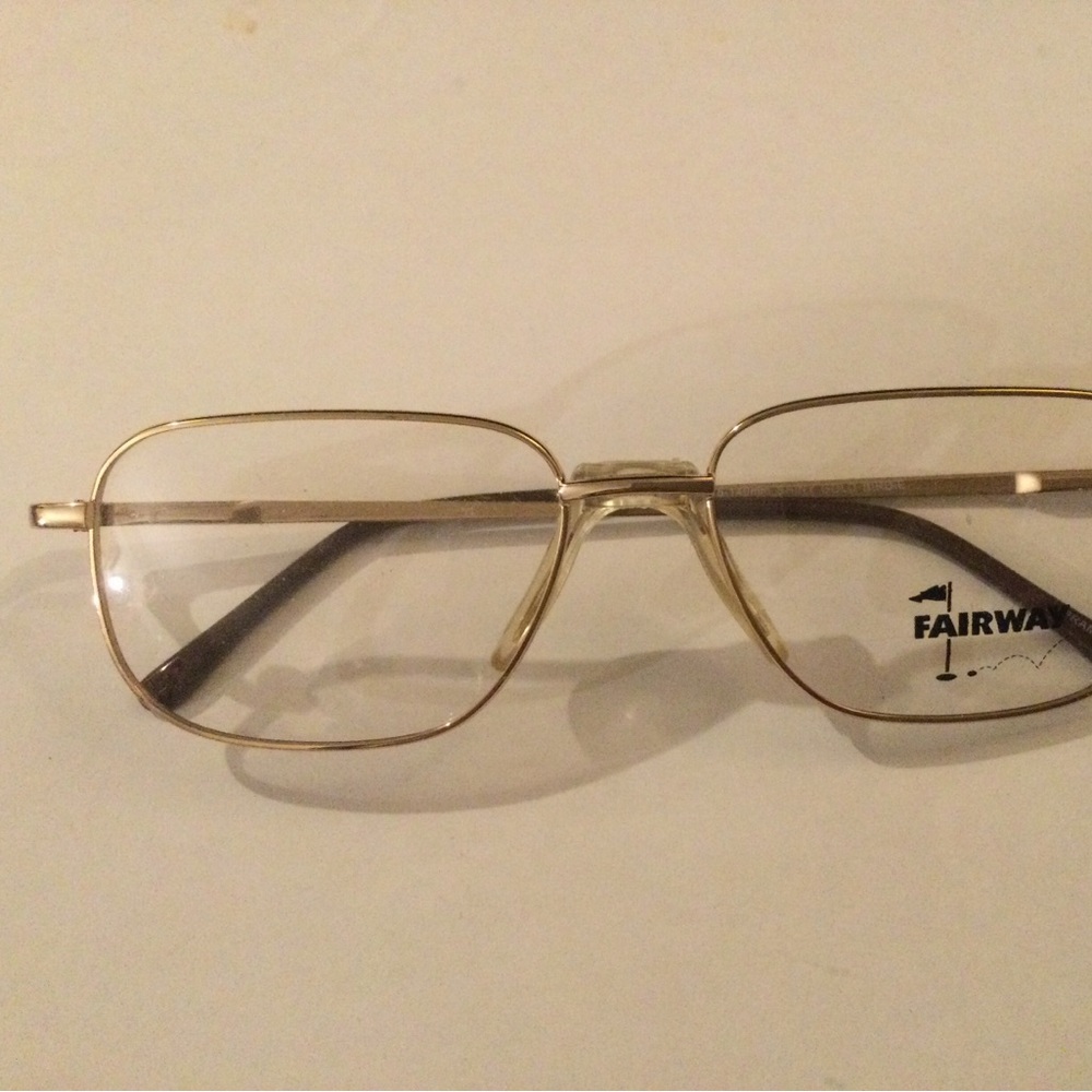 FAIRWAY EYEGLASSES FRAME BIRDIE SHINY GOLD 54-16-140 NEW